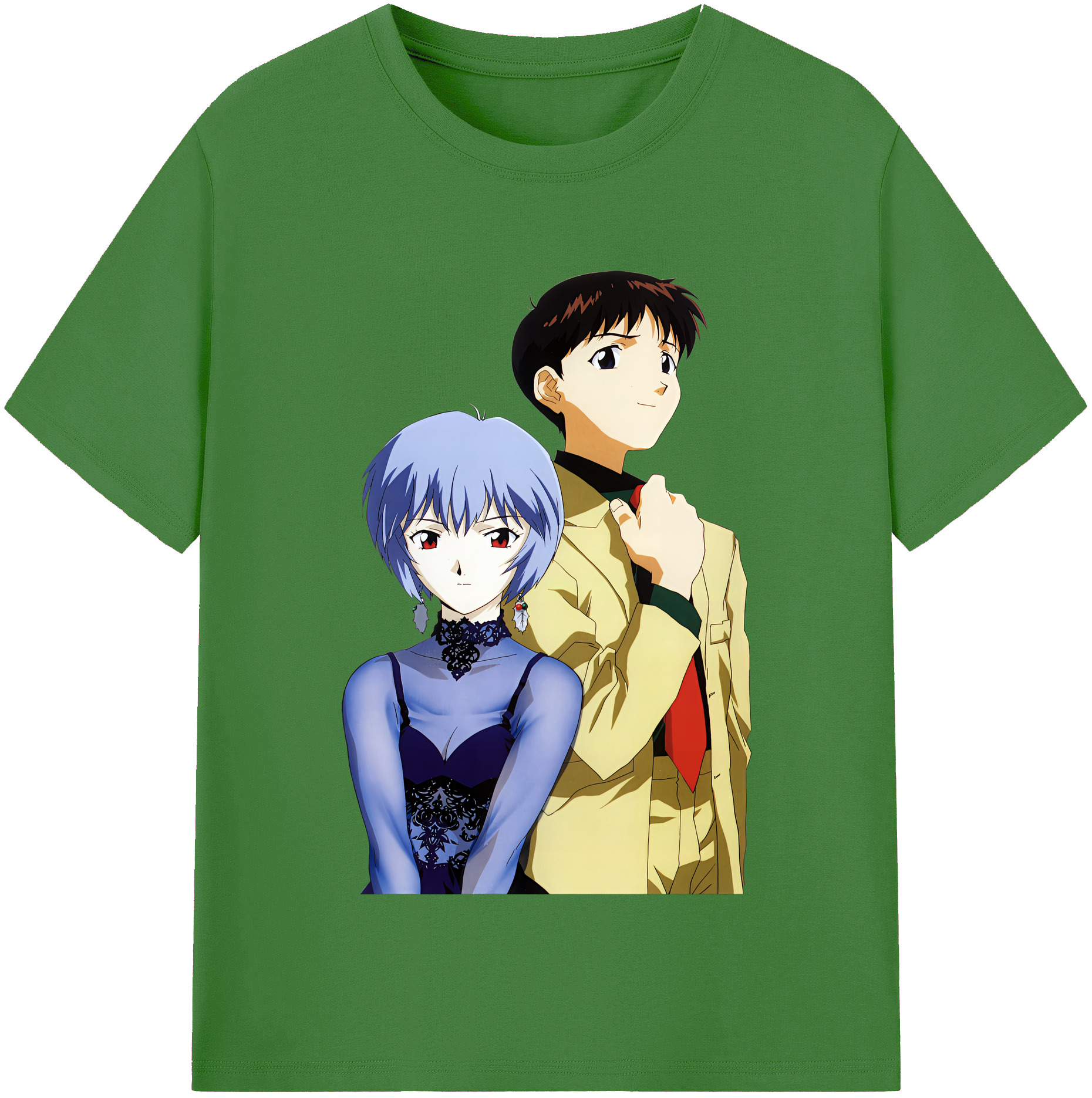 （画像用） EVA 新世紀エヴァンゲリオン レディースカジュアルプリントTシャツ（綿100％）